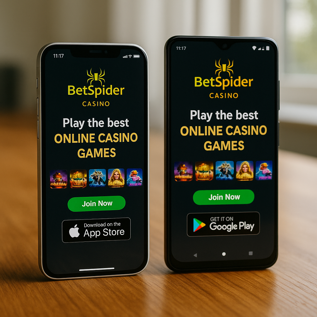 BetSpider - Mobile Apps - iOS and Android Casino Experience
